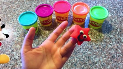 Mickey Mouse Clubhouse Disney Finger Family Learn Shapes Play Doh Preschoo