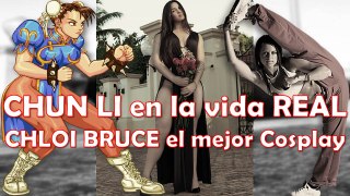 Chun-Li de Street Fighter, CHLOE BRUCE el mejor Cosplay