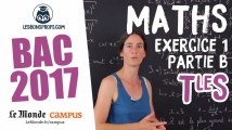 Bac S 2017 : corrigé de Maths (Exercice 1 - partie B) Vidéo repostée