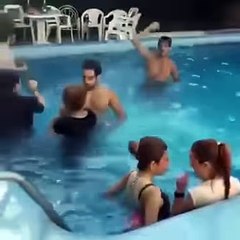 استخر پارتی مختلط آقازادگان در مملکت امام زمان