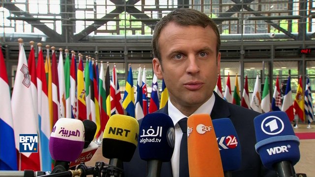 Nous allons travailler sur la lutte contre le terrorisme , annonce Macron pour son premier Conseil européen