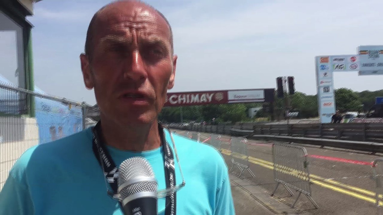 Jean Luc Vandenbroucke, l'organisateur du championnat de Belgique du chrono qui a lieu ce jeudi après midi à Chimay