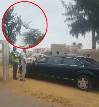 Exclusif: Arrivée du Président Macky Sall à Saint Louis accueilli par Mansour Faye et Awa Ndiaye