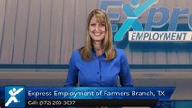 Express Employment Professionals of Farmers Branch, TX |Excellent 5 Star Review by Cathy H.