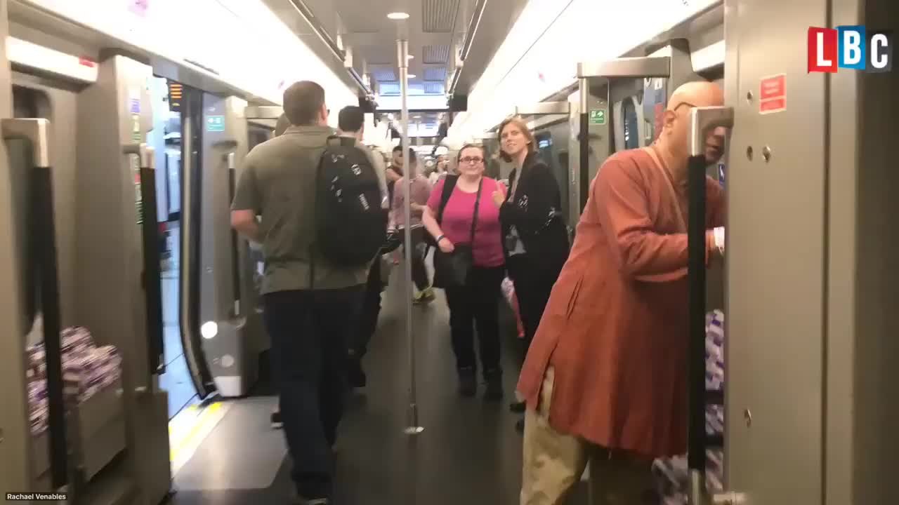 First Trip on Elizabeth Line Train