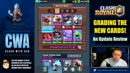 RATING the NEW CARDS in Clash Royale w/ Max Stats :: Update Review (No Gameplay)