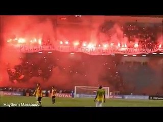 craquage curva sud espérance sportive de tunis vs Sundowns