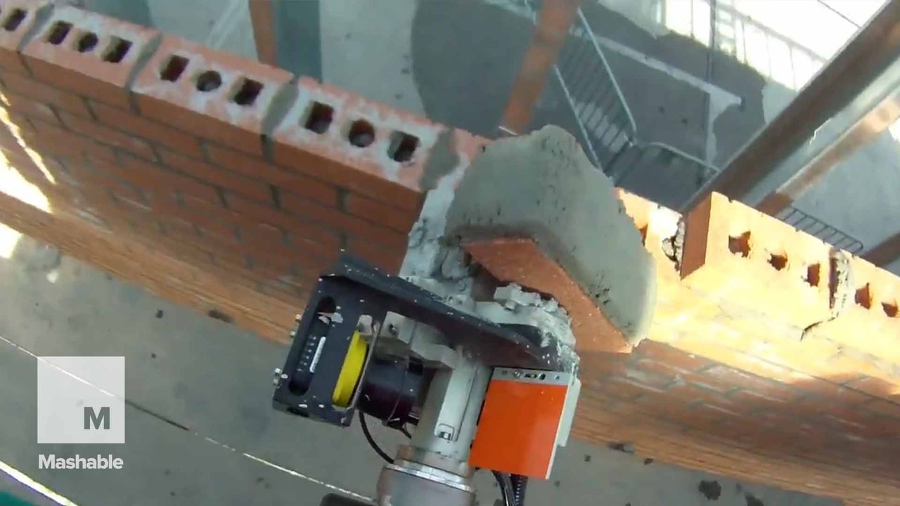 Construction could be revolutionized by a robot that lays 3,000 bricks a day