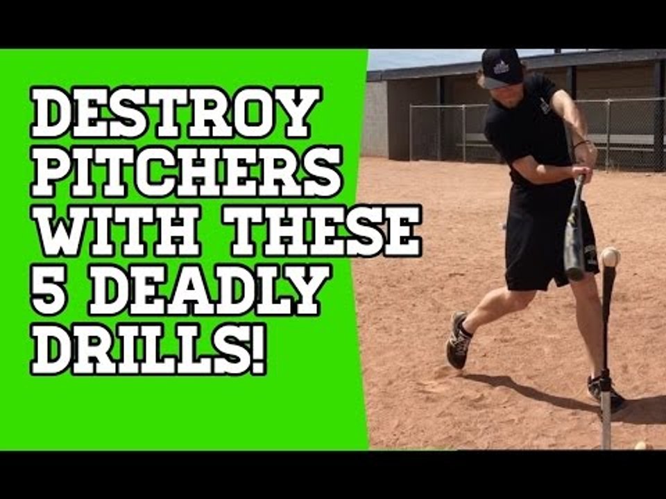 How To: 5 DEADLY Baseball Hitting Drills To CRUSH Pitchers!