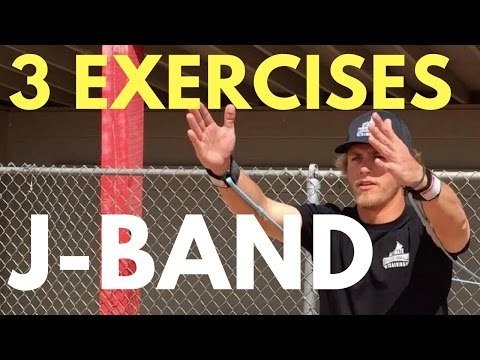 How To: 3 J-Band Exercises To Throw Harder | Baseball Throwing Drills