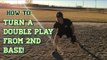 How to Turn a Double Play From Second Base! - Baseball Fielding Drills