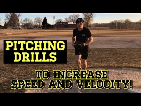 Baseball PITCHING DRILLS To Increase Speed And Velocity!