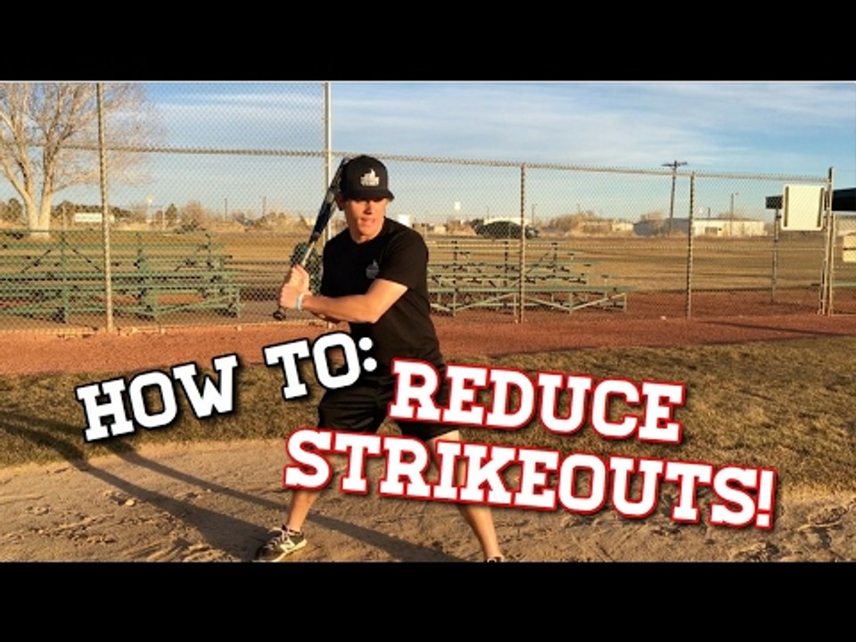 How To: REDUCE STRIKEOUTS! - Baseball Hitting Tips