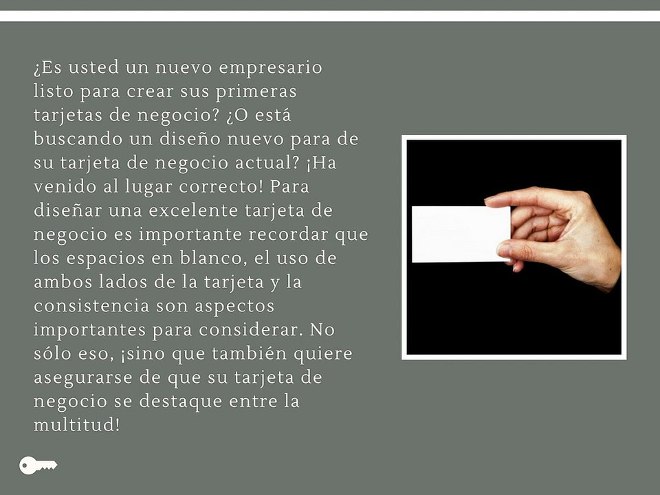 Claves Para una Tarjeta de Negocios Excelente