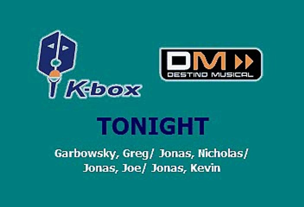Jonas Brothers - Tonight (Karaoke)