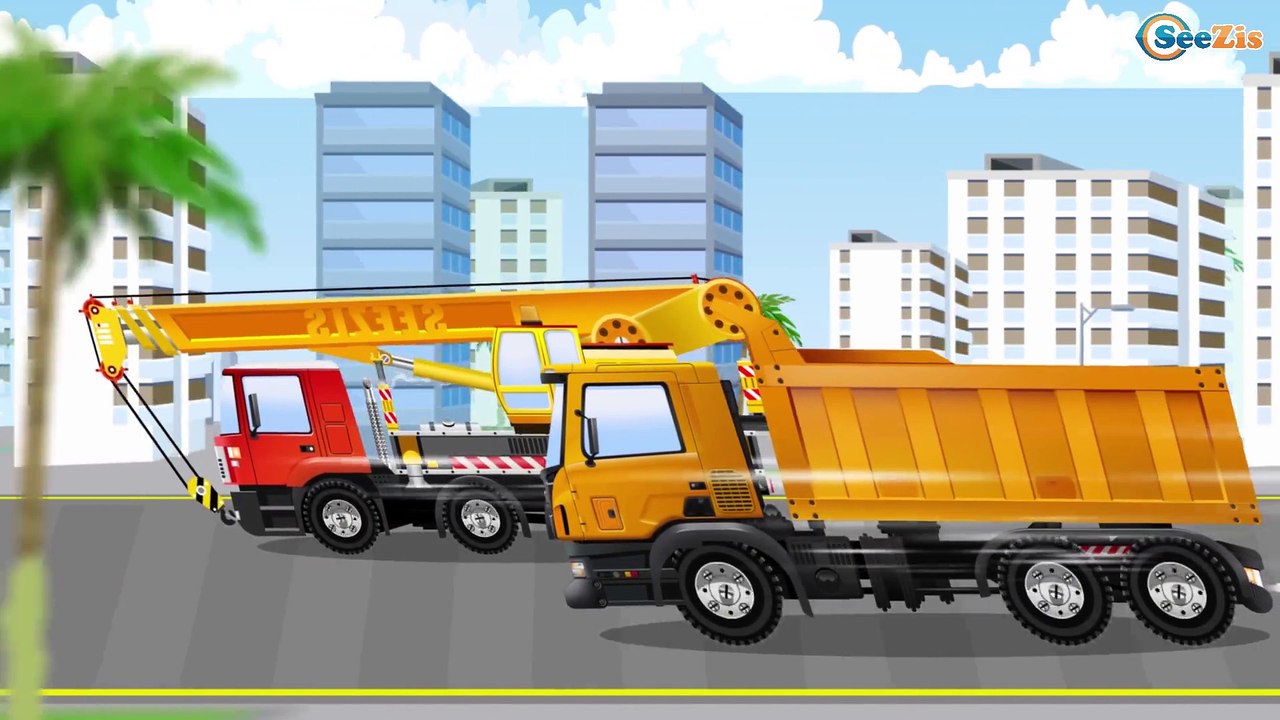 le Camion Benne Curieux 1H COMPILATION le dessin animé pour les enfants Voiture pour bébés