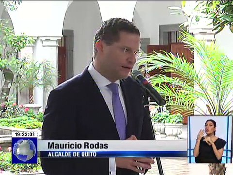 Presidente Lenín Moreno y el Alcalde Mauricio Rodas se reunieron en Carondelet