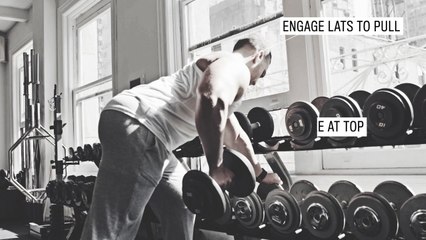 How to do a dumbbell row