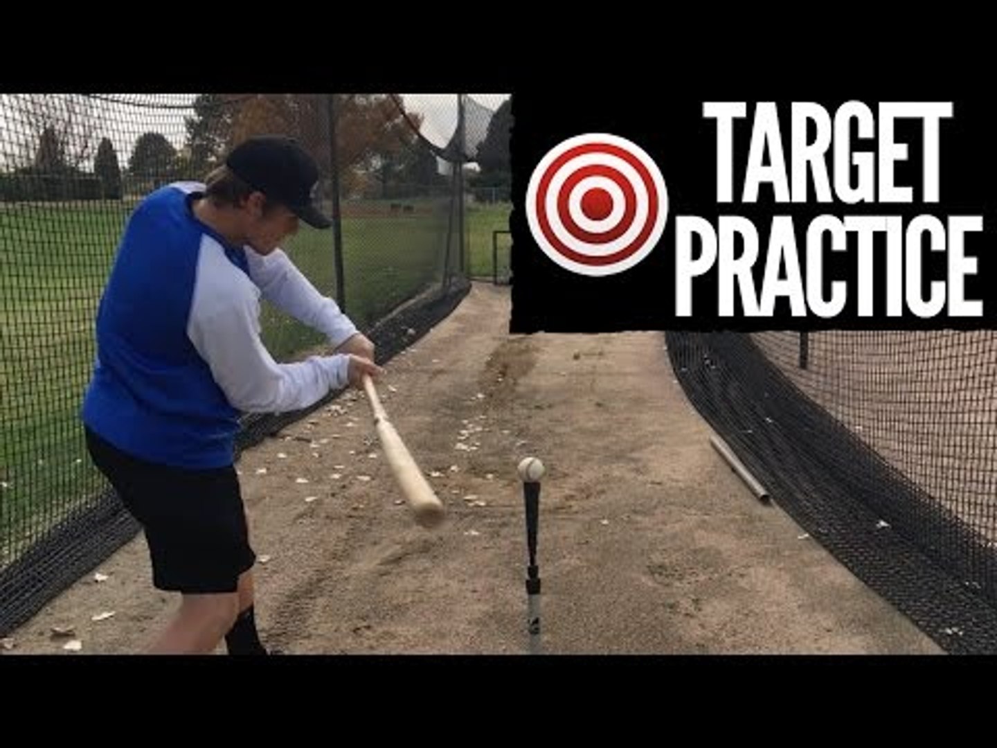 ⁣Target Practice “Baseball Hitting Drill” to Improve Bat Control & Power!