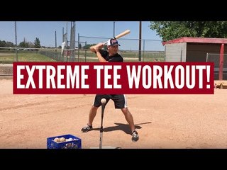 Extreme Baseball Tee Workout for Hitters (MUST TRY!!)