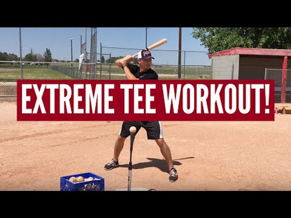 Extreme Baseball Tee Workout for Hitters (MUST TRY!!)