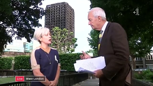 Grenfell Tower Fire: Lily Allen Interview (C4N) (Jon Snow)