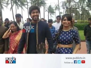 Yash - Radhika Pandit Celebration After Engagement