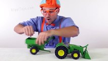 Tractors for Children _ Blippi Tsaoys - TRACTOR SONG _ Blippi Toys