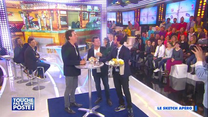 Le sketch "l'apéro" des Chevaliers du Fiel revisité par Cyril Hanouna