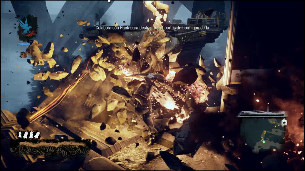 Infamous Second Son, gameplay historia 8, La conductora de hormigon mata a mi hermano