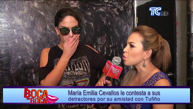 María Emilia Cevallos le contesta a sus detractores por su amistad con Tufiño