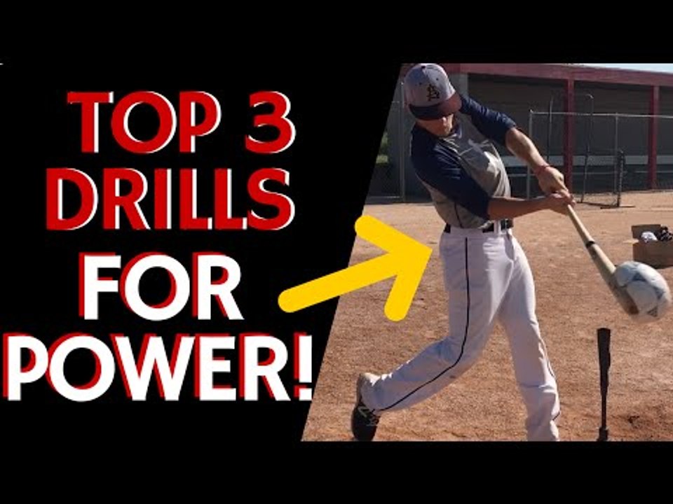 Top 3 Drills for Power! - Baseball Hitting Drills