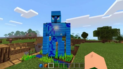 O que acontece se invocar o GOLEM GUARDIÃO e o WITHER STORM no MINECRAFT PE ? ?