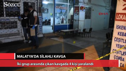 Malatya'da silahlı kavga