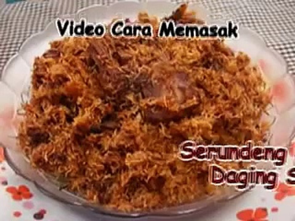 Serundeng Kelapa Daging Sapi