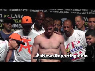 Full Canelo Alvarez vs Erislandy Lara Weigh ins Esnews