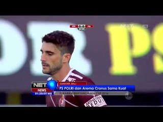 PS Polri dan Arema Cronus Bermain Imbang - NET24