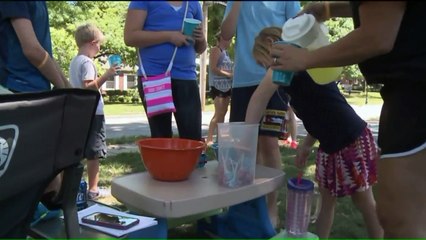 Family, Friends Open Lemonade Stand to Help 3-Year-Old Battling Leukemia