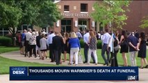 i24NEWS DESK | Thousands mourn Warmbier's death at funeral | Thursday, June 22nd 2017