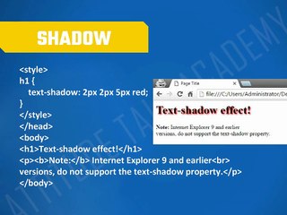 Introduction to CSS Shadow Effects - Lesson 9