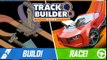HOT WHEELS TRACK BUILDER GAME Drift King / Dune it Up Sets Gameplay Video