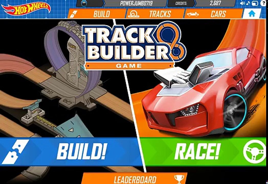 HOT WHEELS TRACK BUILDER GAME Drift King / Dune it Up Sets Gameplay Video