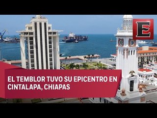 Sin daños en Veracruz por sismo de 5.7 de magnitud