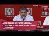 Conferencia de prensa del PRI en Coahuila