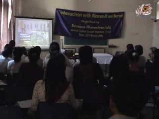 Interaction with Women from Burma