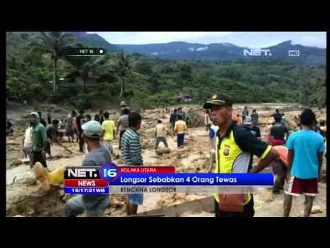Tanah Longsor di Kolaka Utara 4 Orang Tewas - NET16
