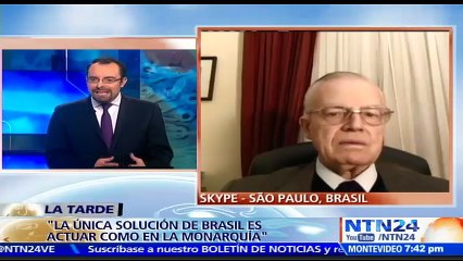 “Los brasileños se dieron cuenta que la República es un desastre en comparación de la monarquía”: príncipe Bertrand de O