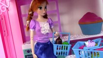 Fou poupées gelé disparu maison partie Princesse reine Disney elsa shopkins anna barbie 2