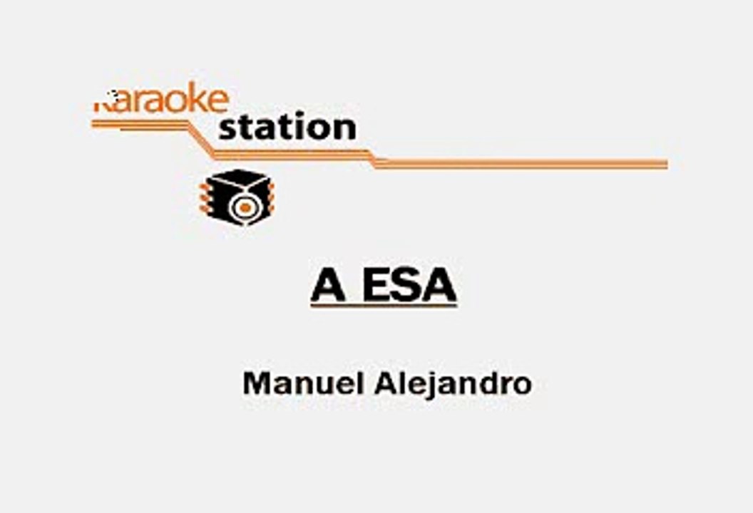 Jose Jose - A esa (Karaoke)