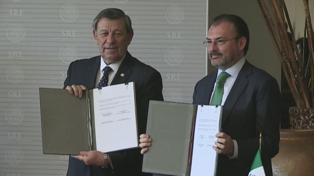 México y Uruguay fortalecen su TLC con reunión bilateral de cancilleres